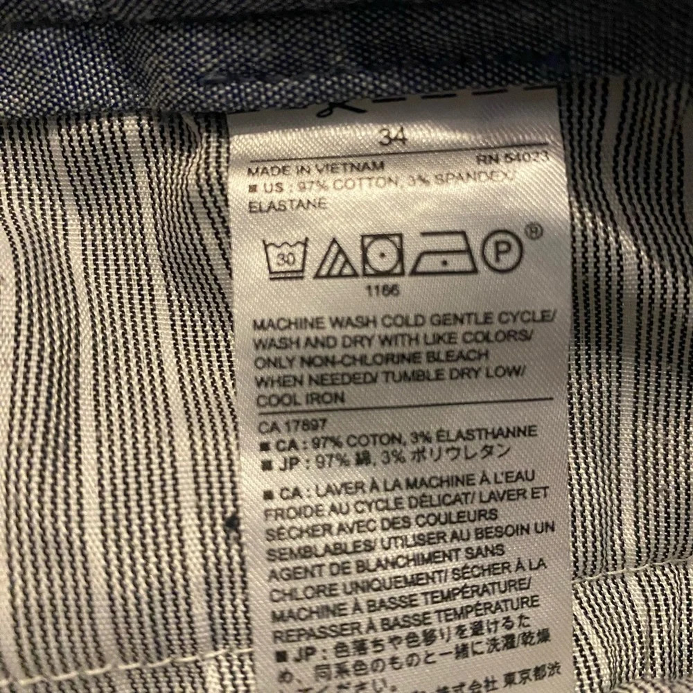 Banana Republic Dark Blue Flat Front Shorts - Picture 5 of 5